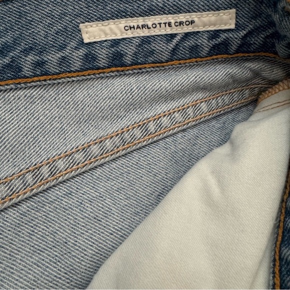 $248 Citizens of Humanity charlotte crop denim jeans 25 - Picture 11 of 12